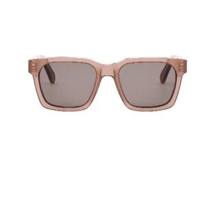 Celine Blush Pink Geometric Square Sunglasses